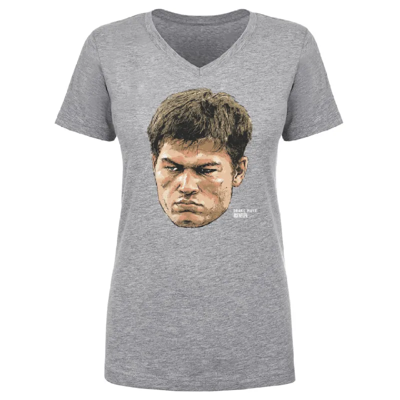 Drake Maye New England Portrait WHT sold by 500 Level