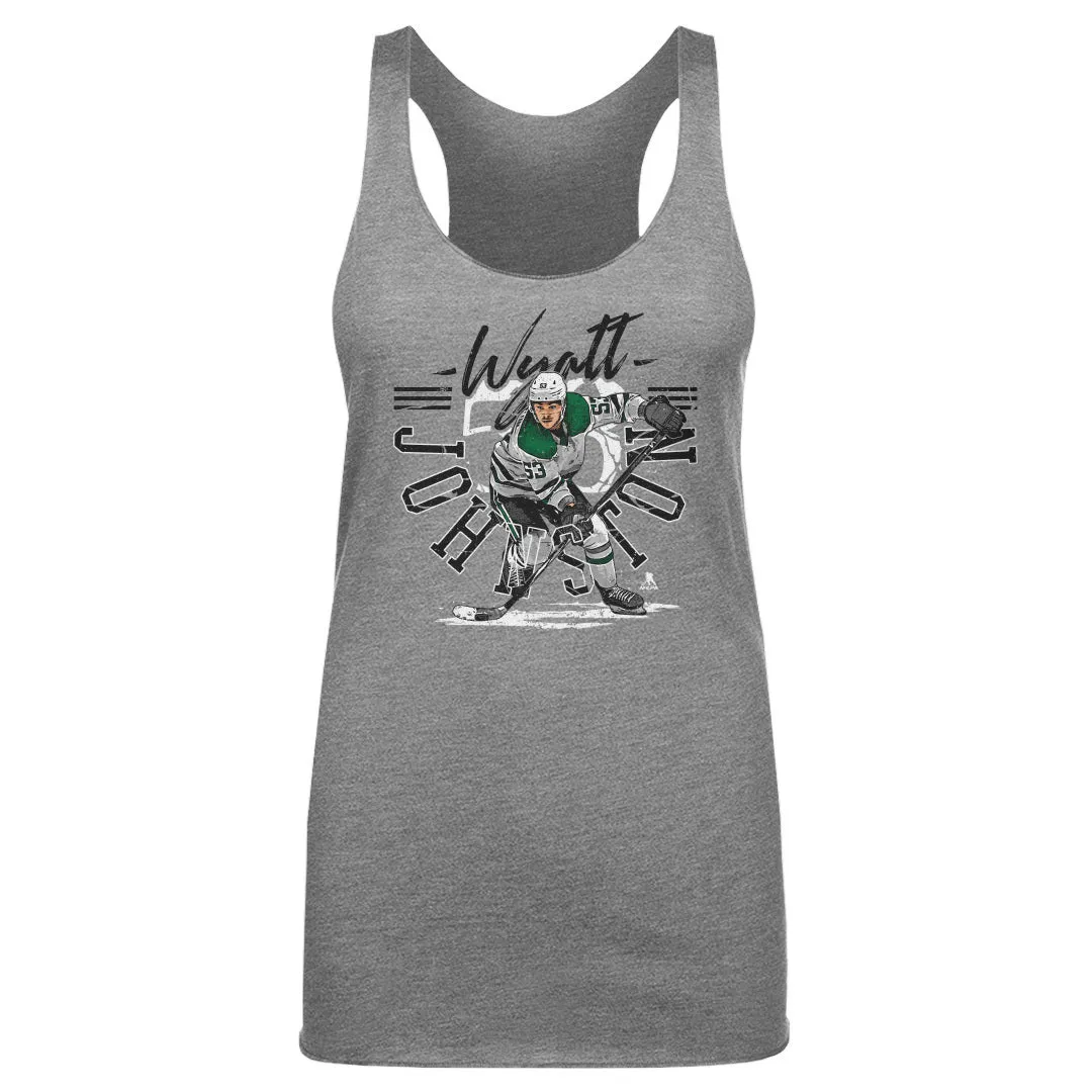 Wyatt Johnston Dallas Player Name WHT sold by 500 Level