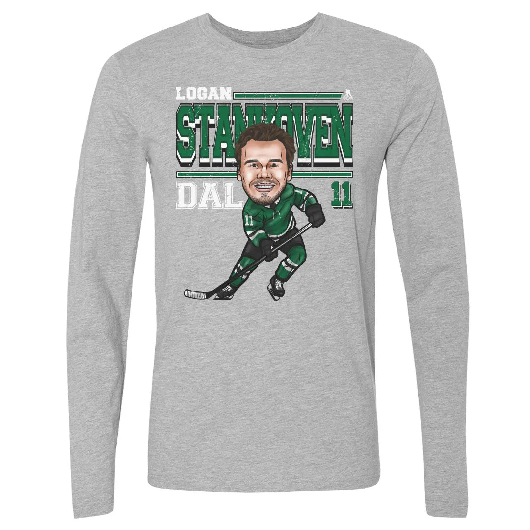 Logan Stankoven Dallas Cartoon WHT sold by 500 Level product image thumbnail 2