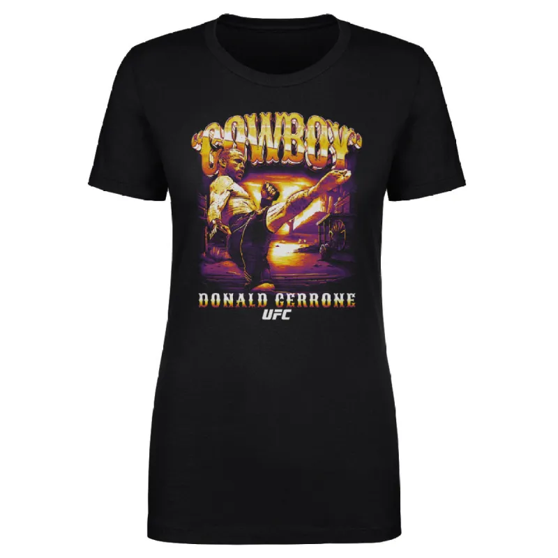 Donald Cerrone Retro Bitmap WHT sold by 500 Level