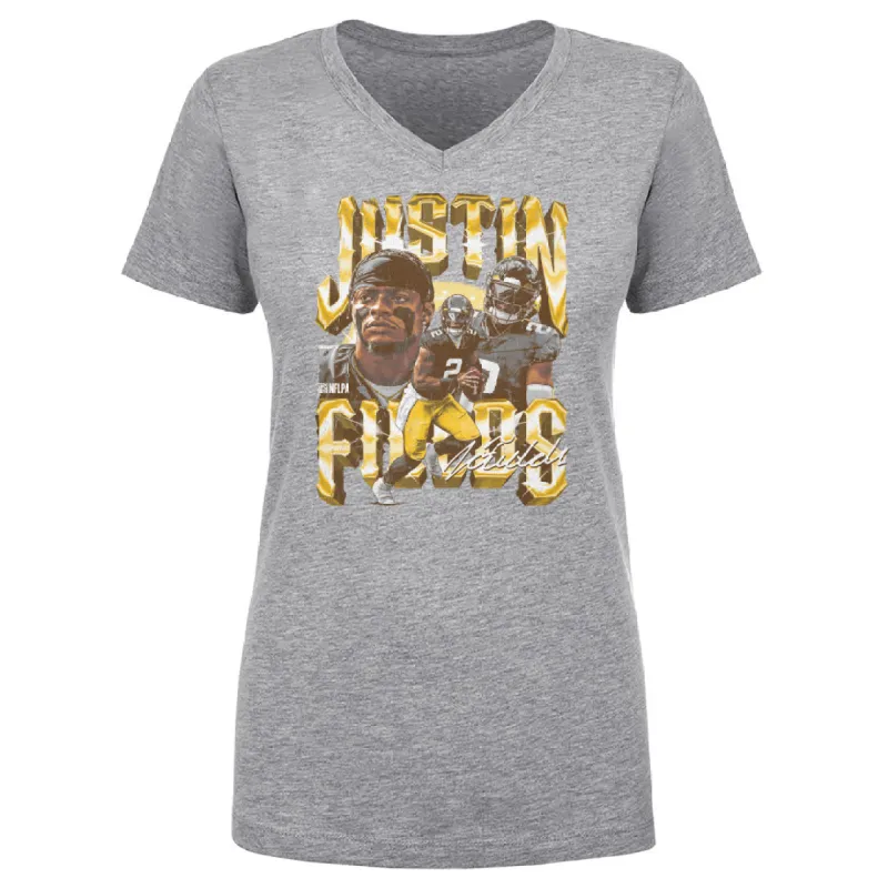 Justin Fields Pittsburgh Vintage WHT sold by 500 Level