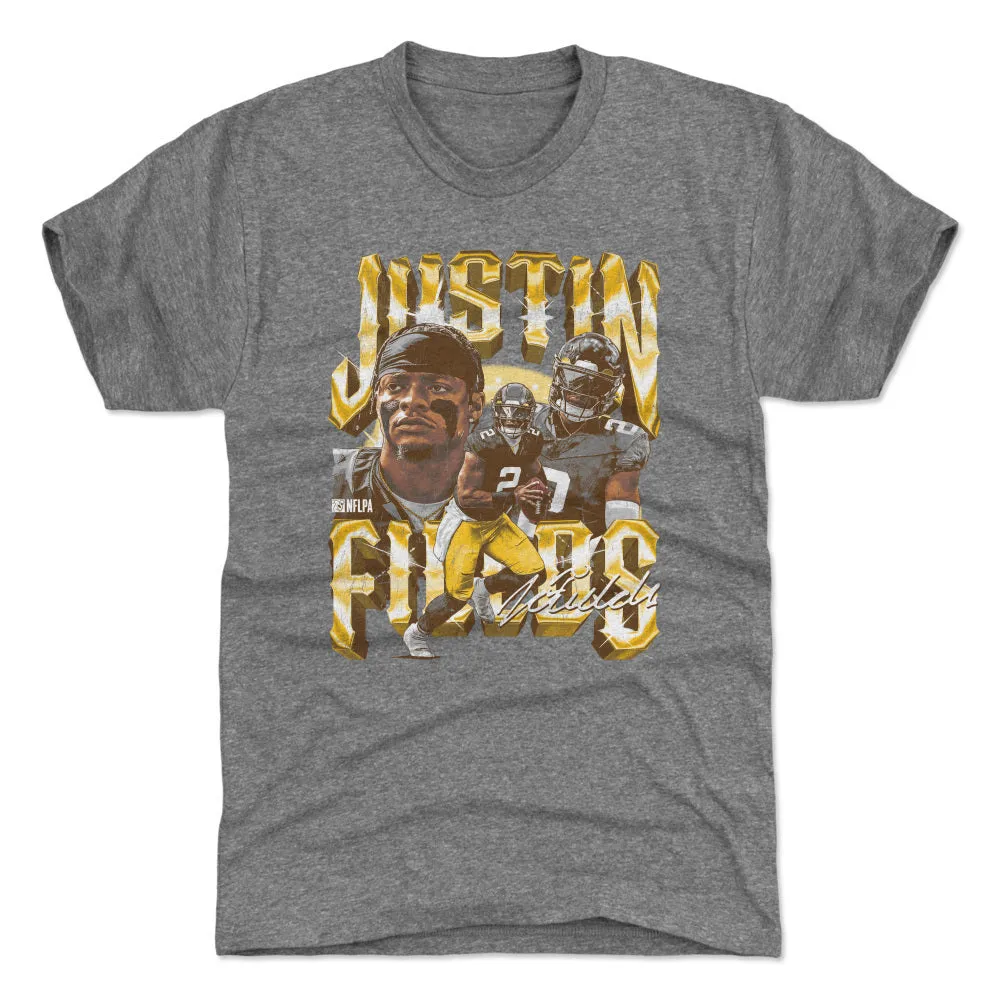 Justin Fields Pittsburgh Vintage WHT sold by 500 Level
