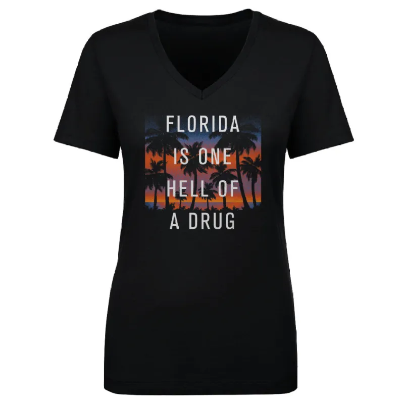 Florida Is One Hell Of A Drug Palm Trees WHT sold by 500 Level