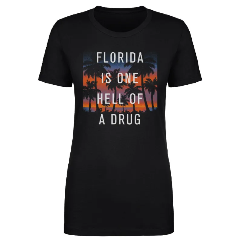 Florida Is One Hell Of A Drug Palm Trees WHT sold by 500 Level