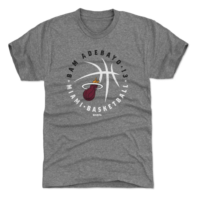 Bam Adebayo Miami Heat Player Ball WHT sold by 500 Level