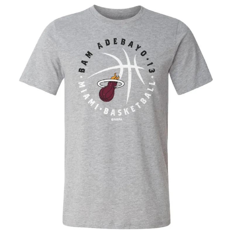 Bam Adebayo Miami Heat Player Ball WHT sold by 500 Level