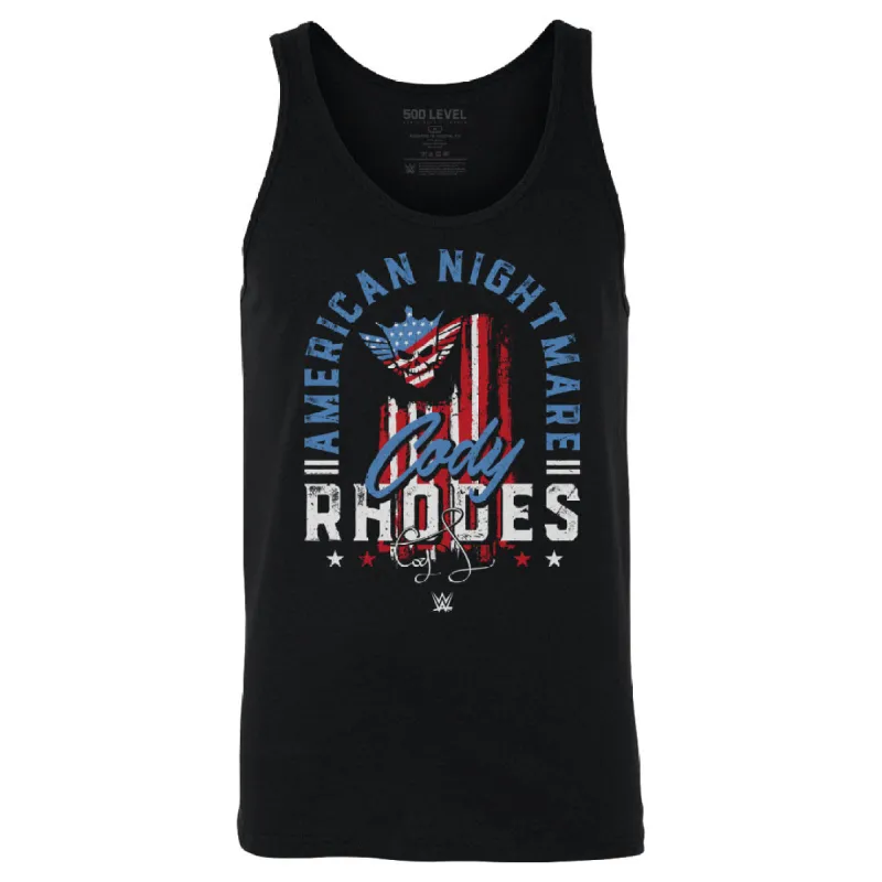 Cody Rhodes American Nightmare Text WHT sold by 500 Level