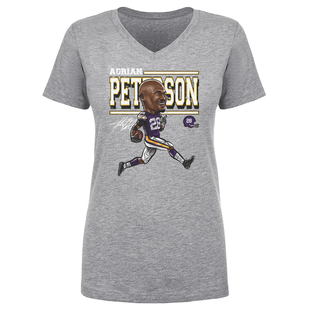 Adrian Peterson Minnesota Cartoon WHT sold by 500 Level product image thumbnail 2