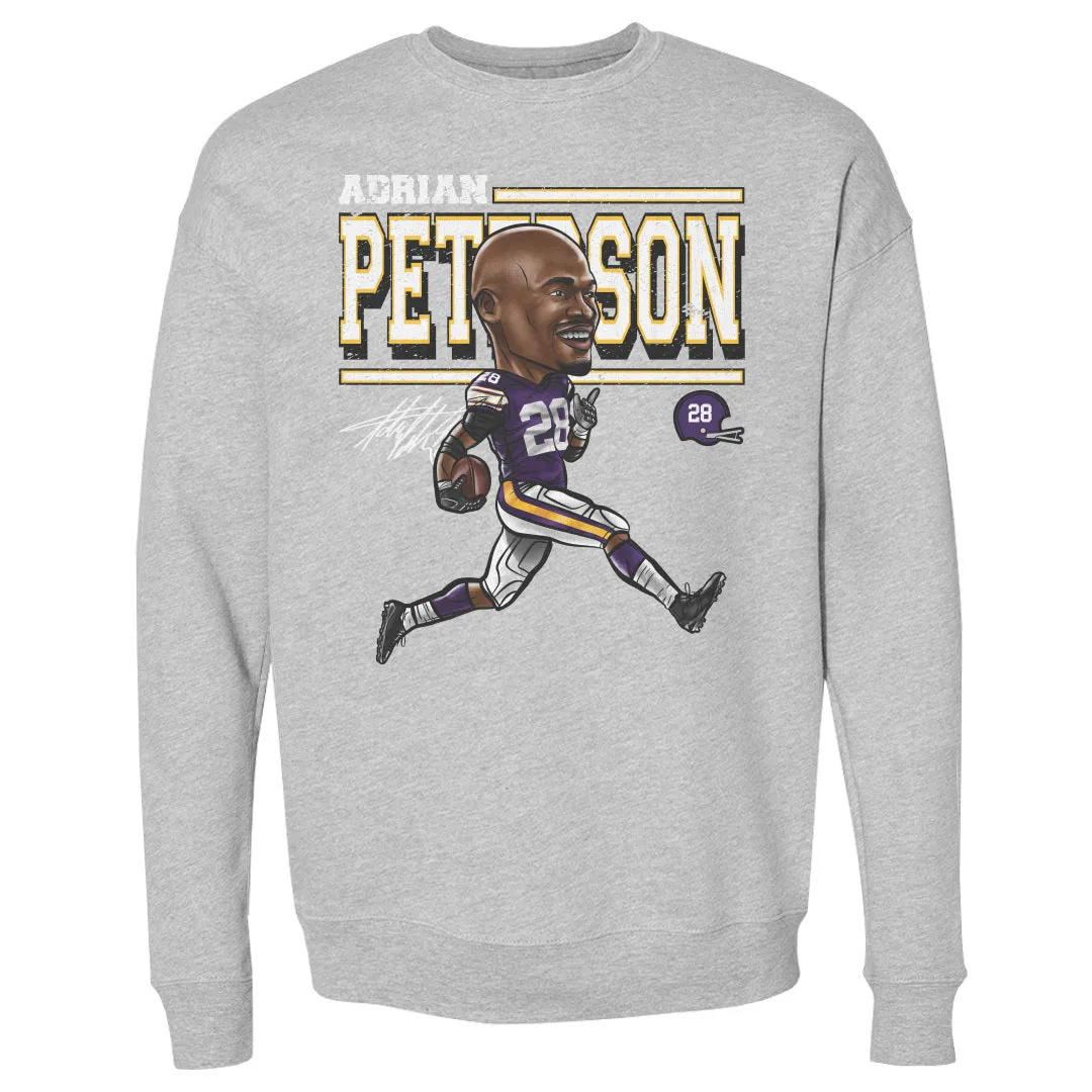 Adrian Peterson Minnesota Cartoon WHT sold by 500 Level