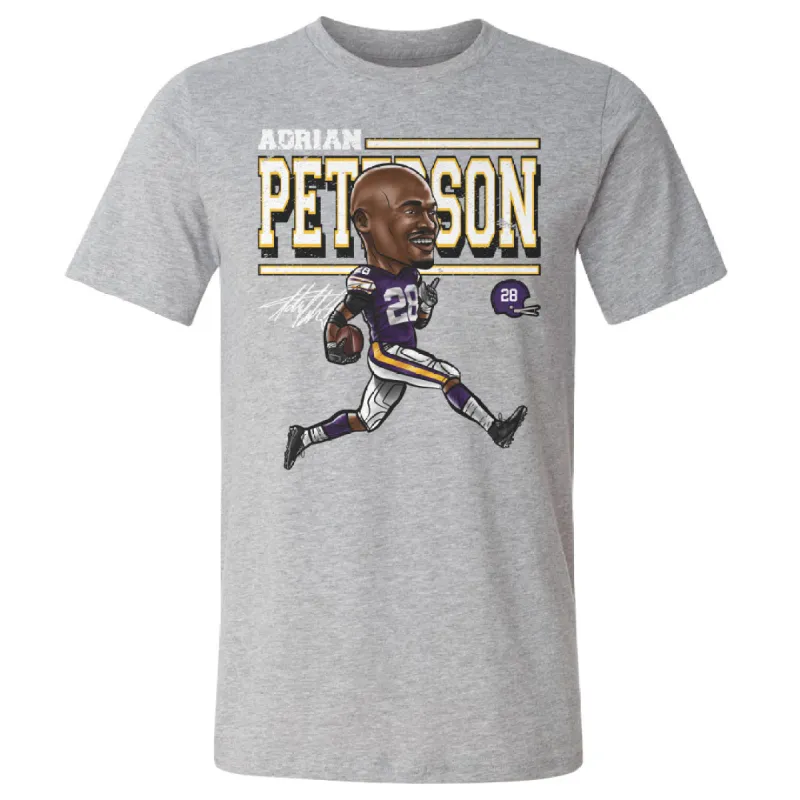 Adrian Peterson Minnesota Cartoon WHT sold by 500 Level