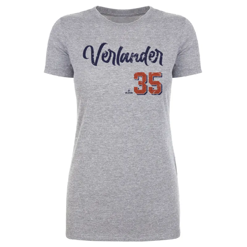 Justin Verlander Houston Script sold by 500 Level