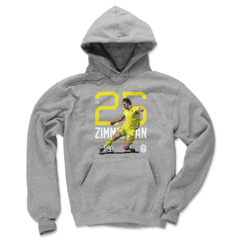 Walker Zimmerman Nashville SC Bold Number WHT sold by 500 Level