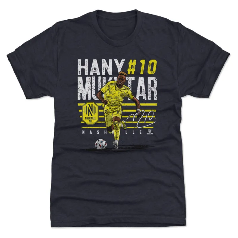 Hany Mukhtar Nashville SC Player Name WHT sold by 500 Level