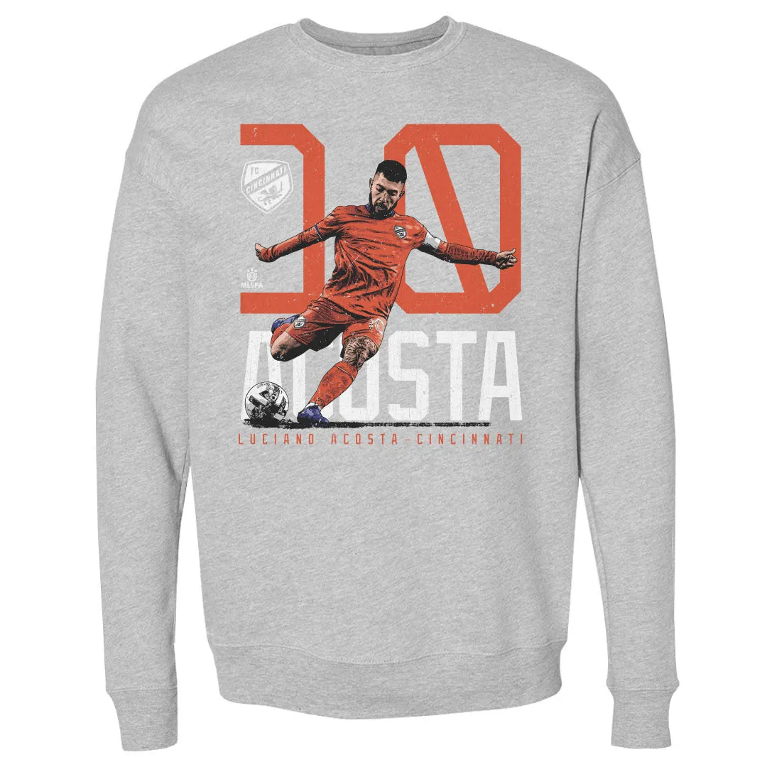 Luciano Acosta FC Cincinnati Bold Number WHT sold by 500 Level