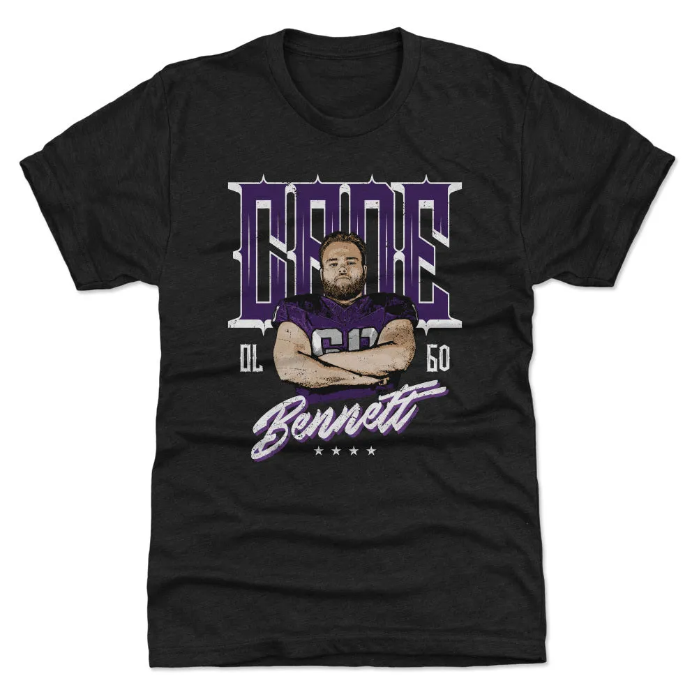 Cade Bennett College Player Name WHT sold by 500 Level