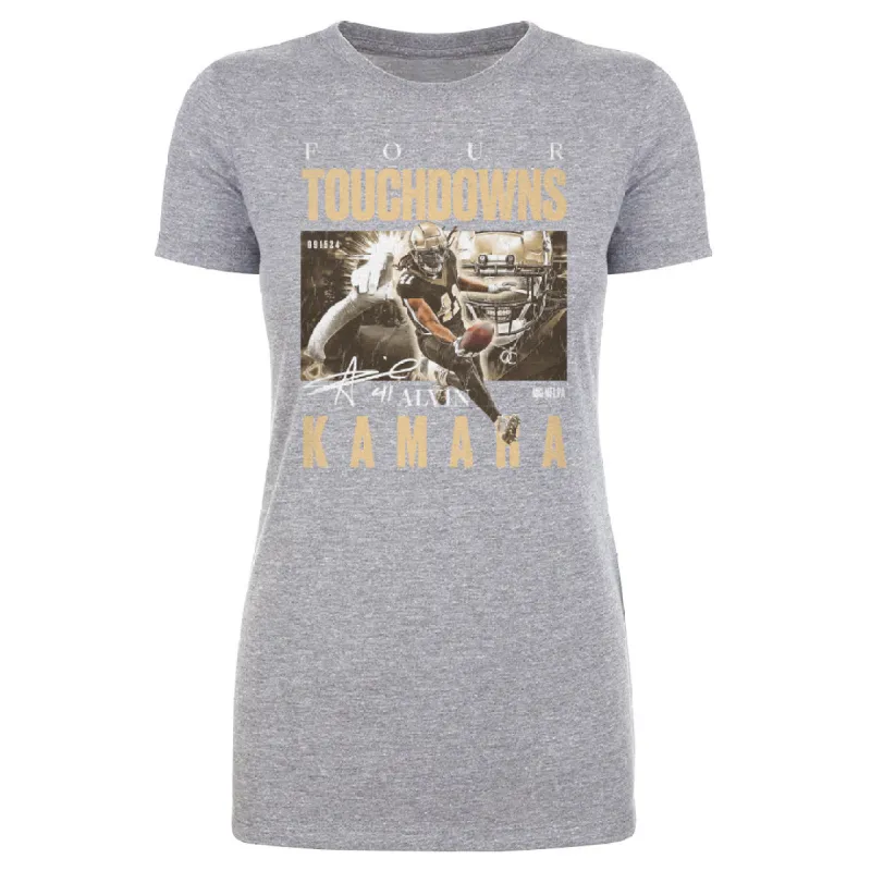 Alvin Kamara New Orleans 4 Touchdowns WHT sold by 500 Level
