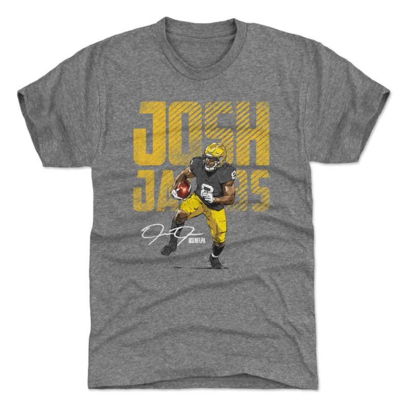 Josh Jacobs Green Bay Bold WHT sold by 500 Level