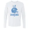 J.K. Dobbins Los Angeles C Helmet Font sold by 500 Level