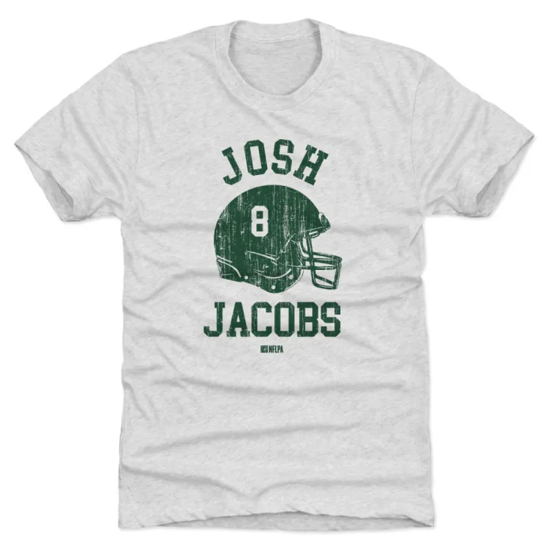Josh Jacobs Green Bay Helmet Font sold by 500 Level