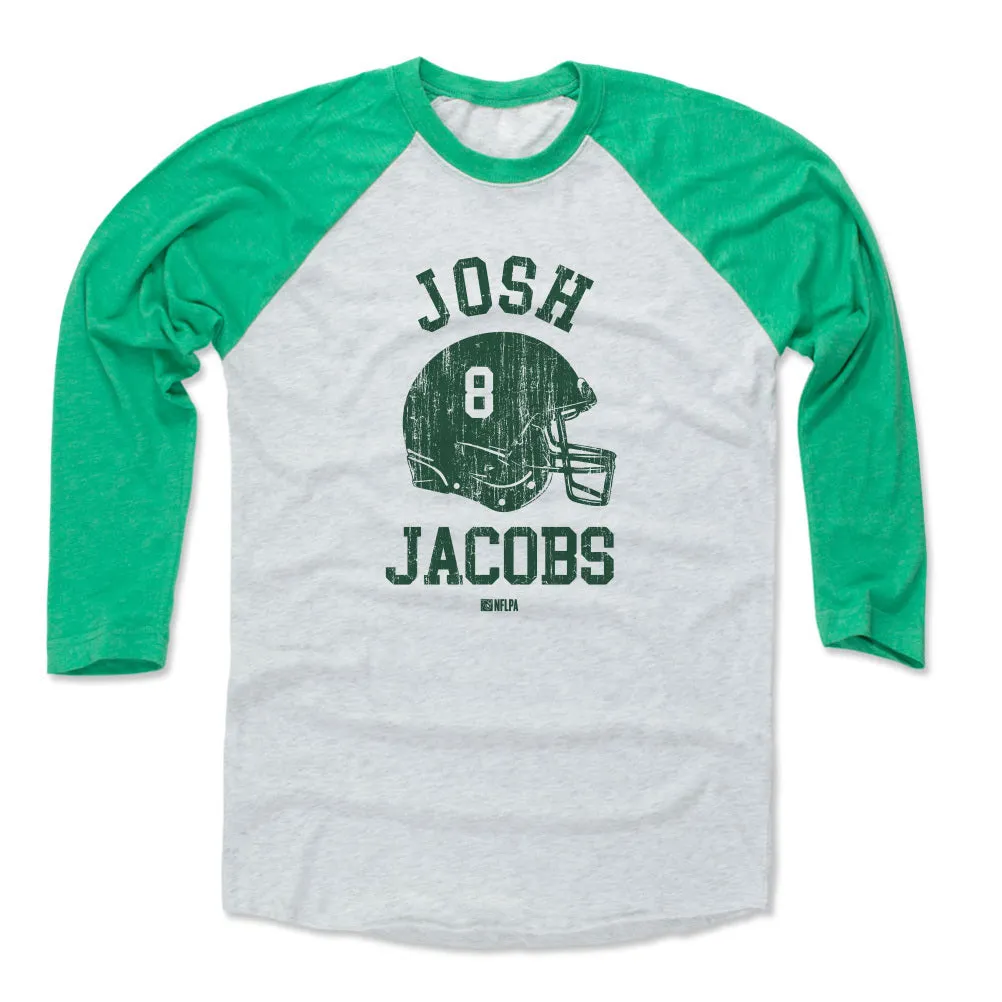 Josh Jacobs Green Bay Helmet Font sold by 500 Level