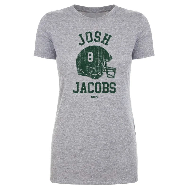 Josh Jacobs Green Bay Helmet Font sold by 500 Level
