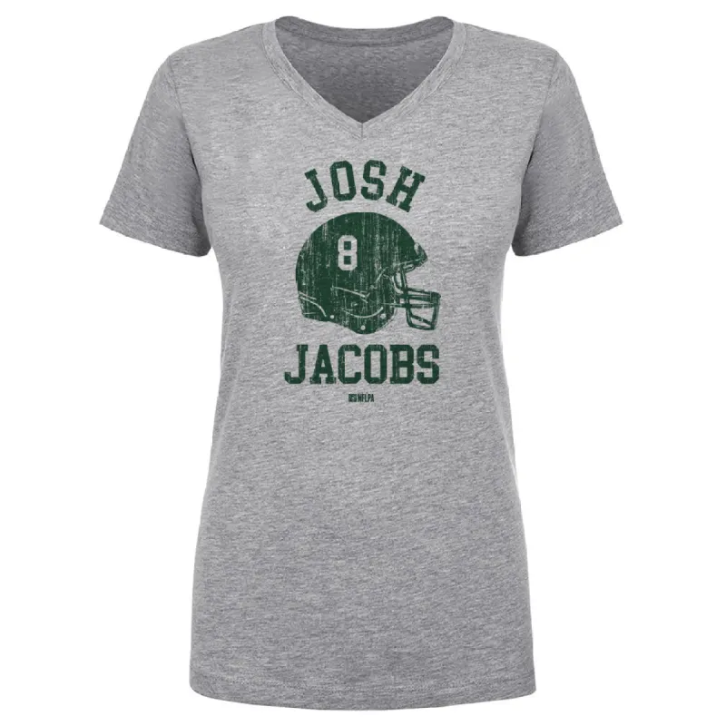 Josh Jacobs Green Bay Helmet Font sold by 500 Level