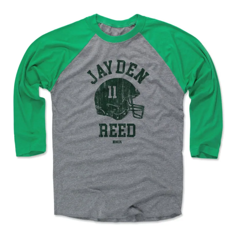 Jayden Reed Green Bay Helmet Font sold by 500 Level