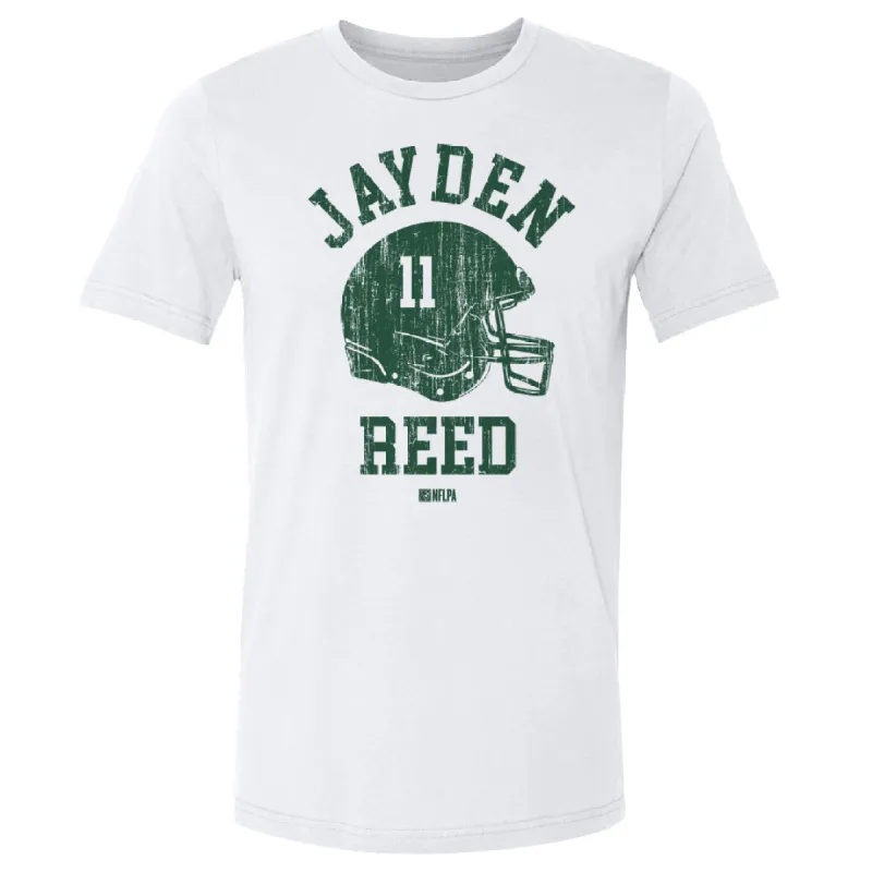 Jayden Reed Green Bay Helmet Font sold by 500 Level