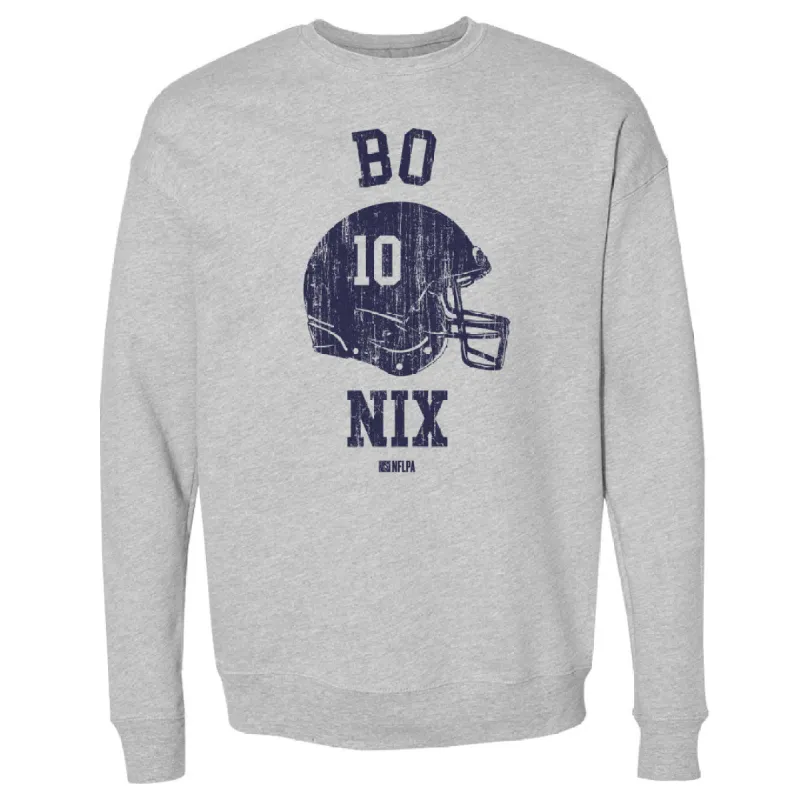 Bo Nix Denver Helmet Font sold by 500 Level