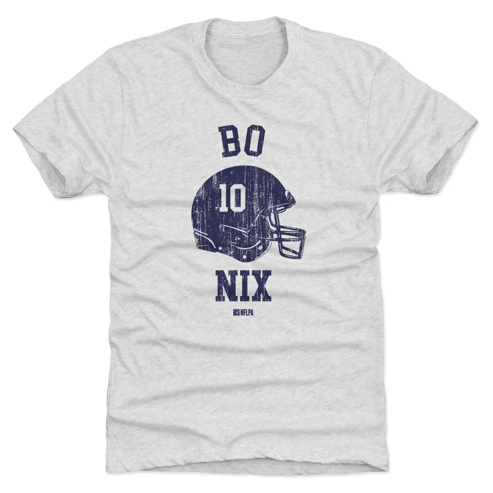 Bo Nix Denver Helmet Font sold by 500 Level
