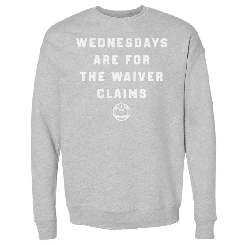 Fantasy Football Wednesdays Are For Waiver Claims WHT sold by 500 Level