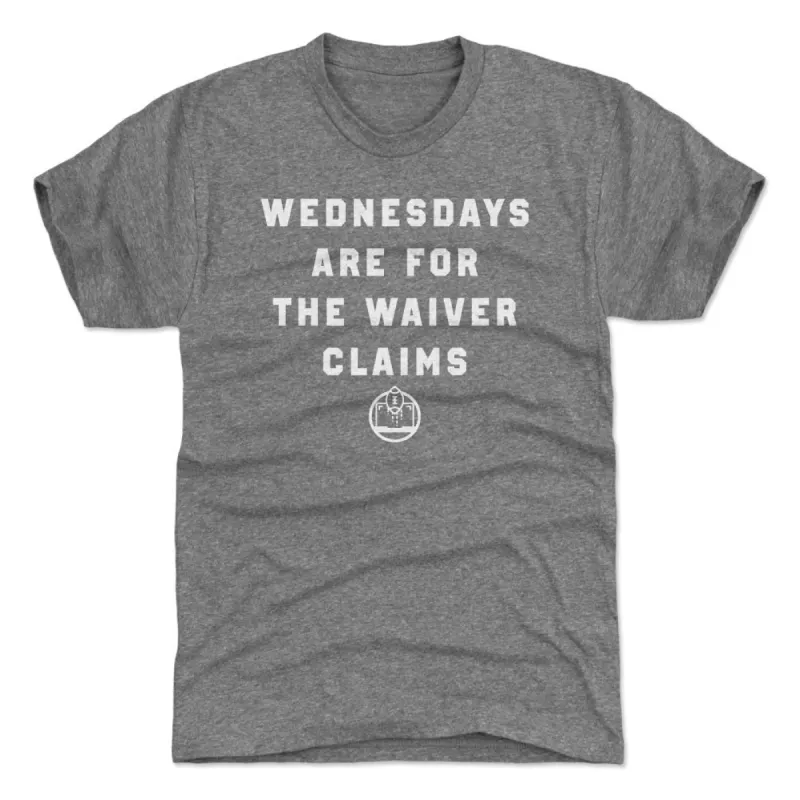 Fantasy Football Wednesdays Are For Waiver Claims WHT sold by 500 Level