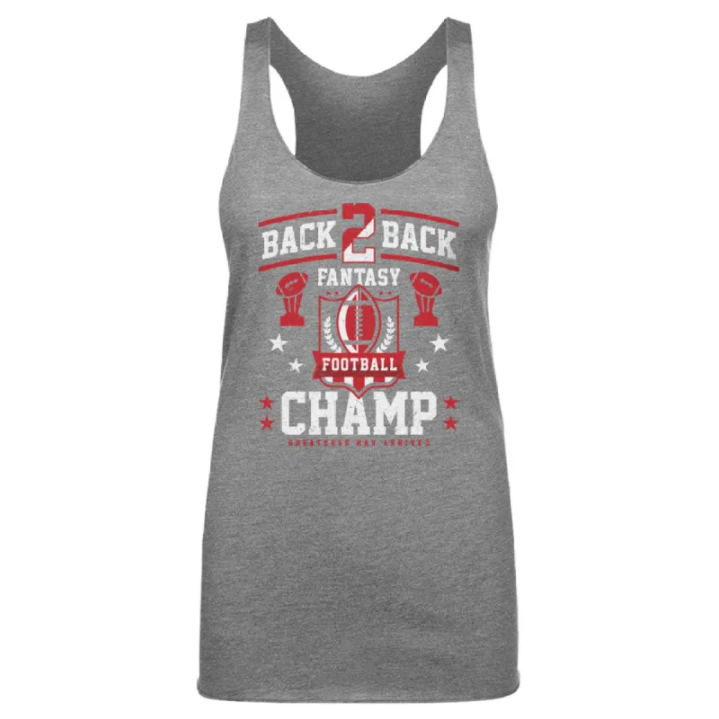 Fantasy Football Back 2 Back Champ WHT sold by 500 Level