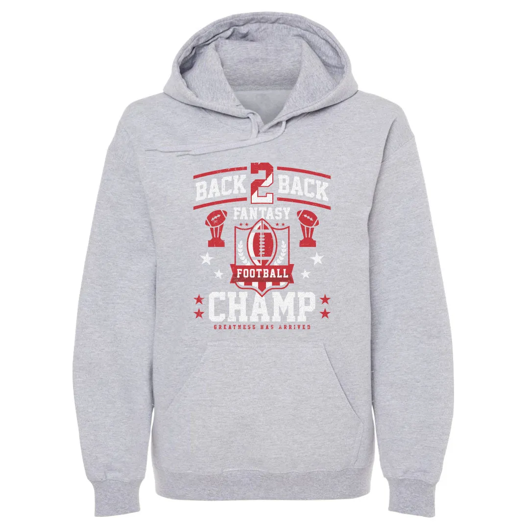Fantasy Football Back 2 Back Champ WHT sold by 500 Level