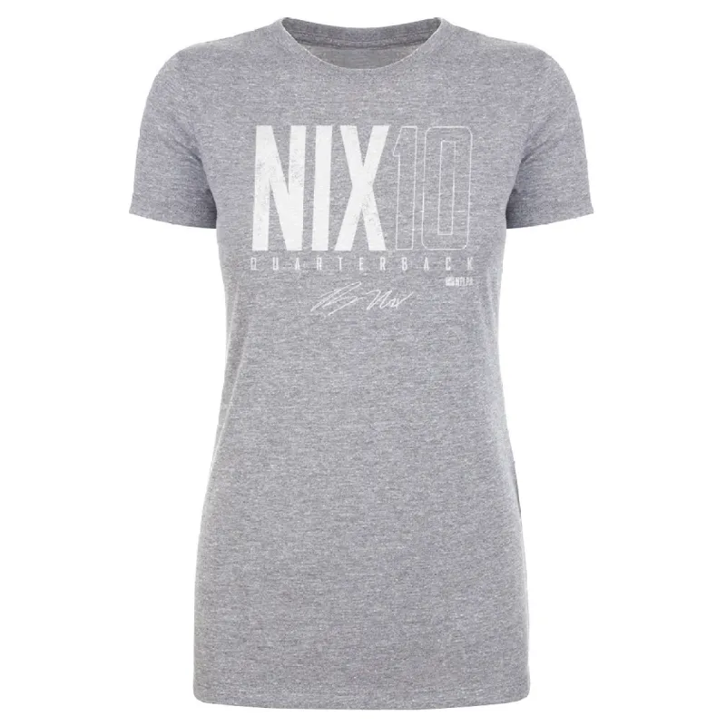 Bo Nix Denver Elite WHT sold by 500 Level