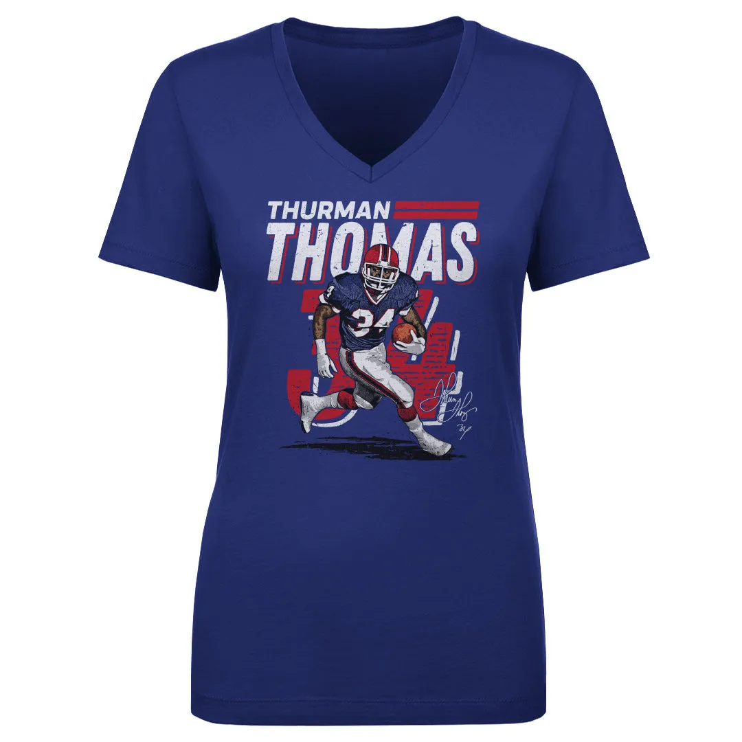 Thurman Thomas Buffalo Dash WHT sold by 500 Level product image thumbnail 2
