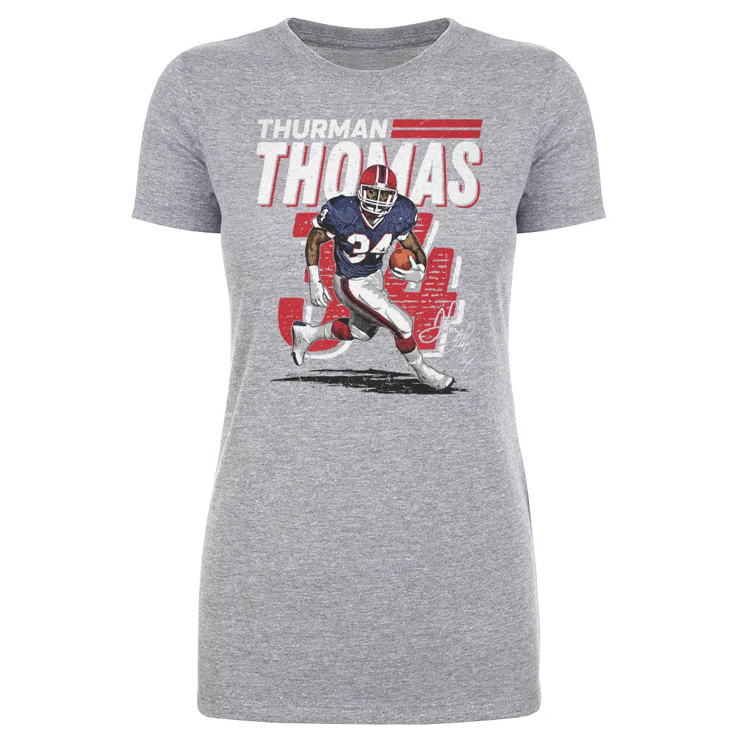 Thurman Thomas Buffalo Dash WHT sold by 500 Level product image thumbnail 2