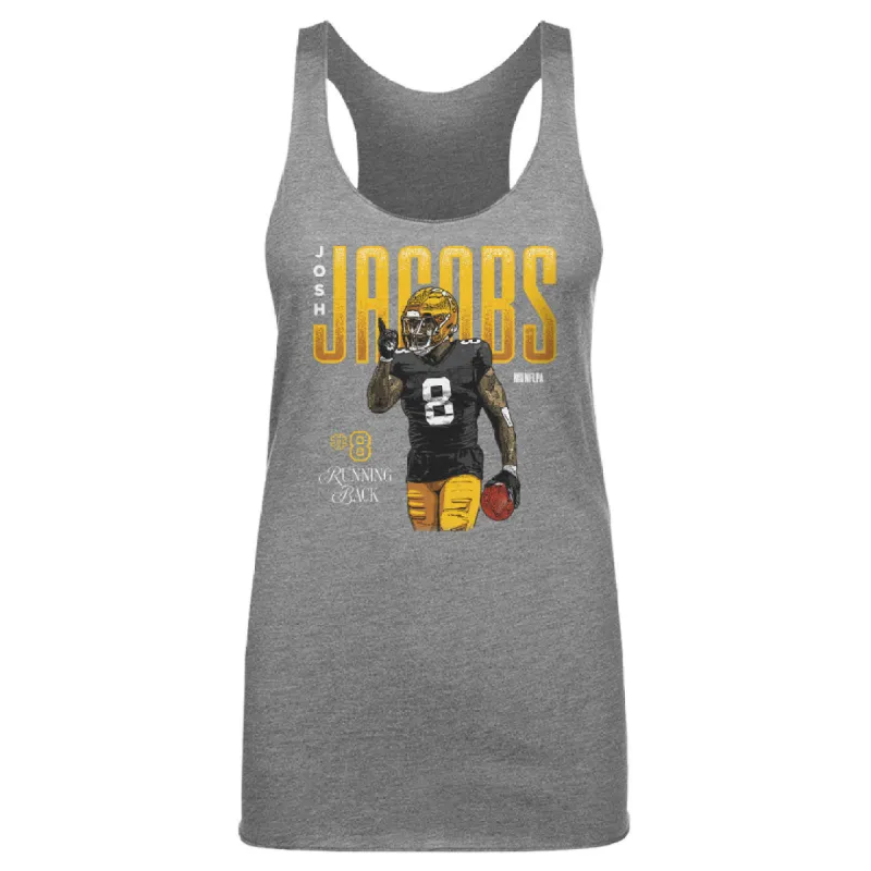 Josh Jacobs Green Bay Pose WHT sold by 500 Level