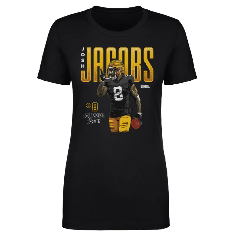 Josh Jacobs Green Bay Pose WHT sold by 500 Level