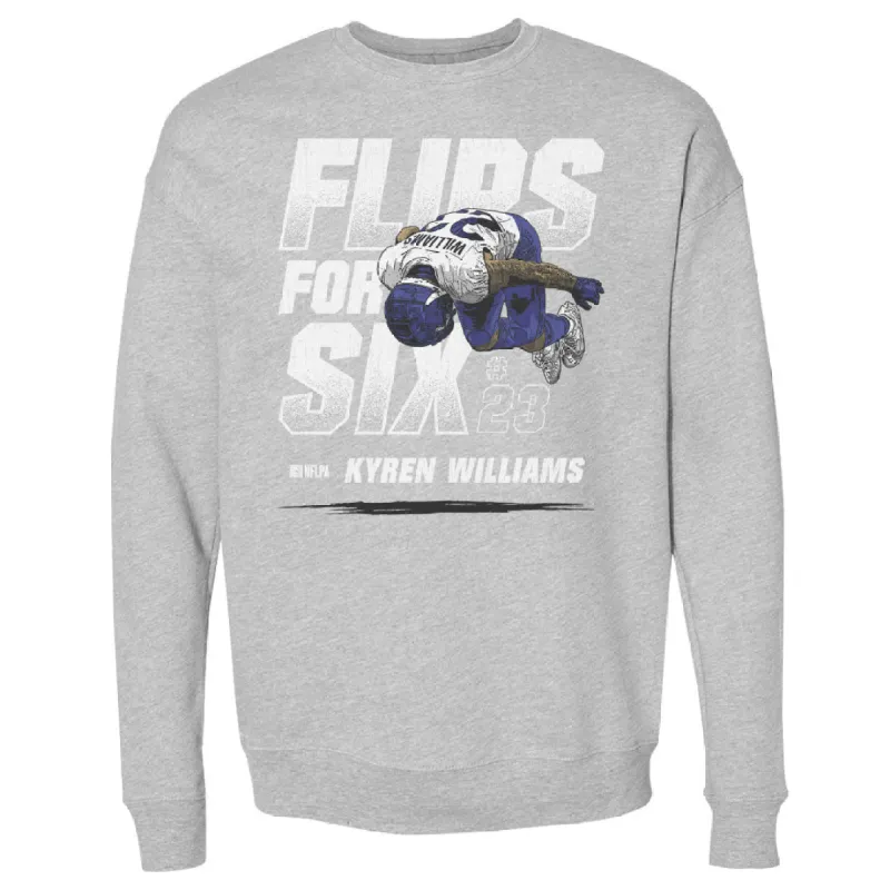 Kyren Williams Los Angeles R Flip For Six WHT sold by 500 Level