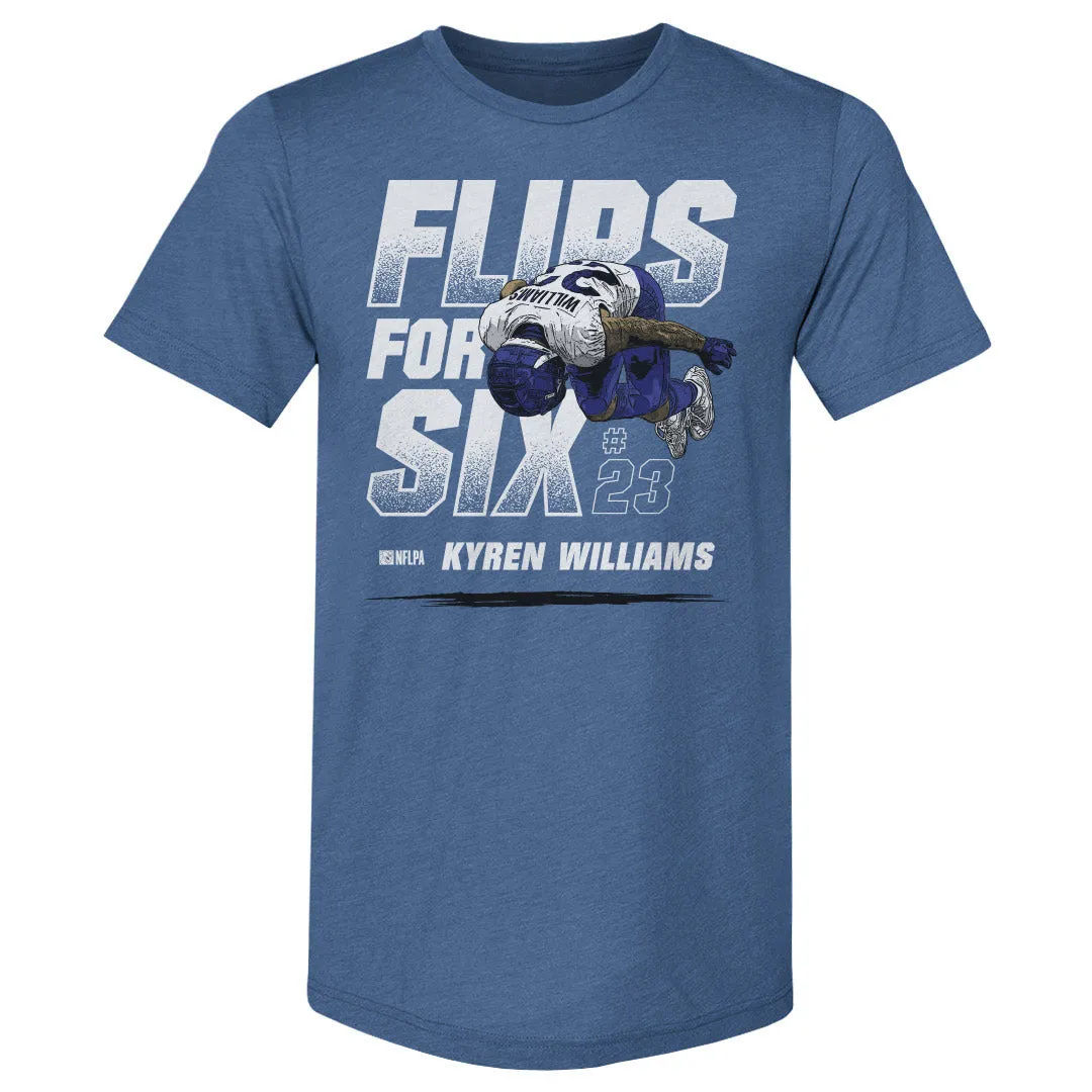 Kyren Williams Los Angeles R Flip For Six WHT sold by 500 Level product image thumbnail 2