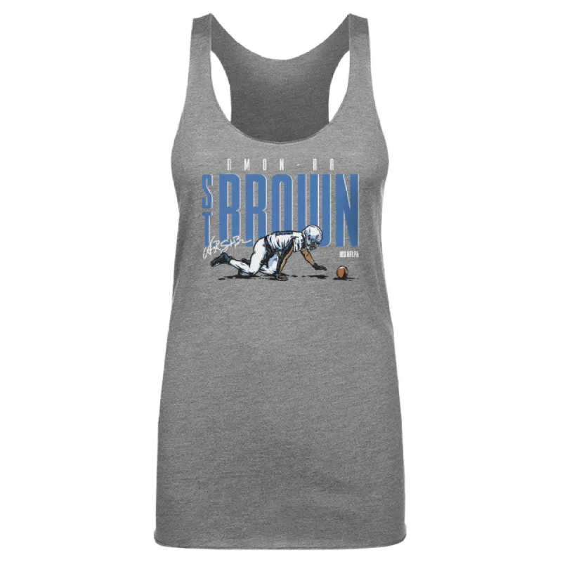Amon-Ra St. Brown Detroit Crawling Celebration WHT sold by 500 Level