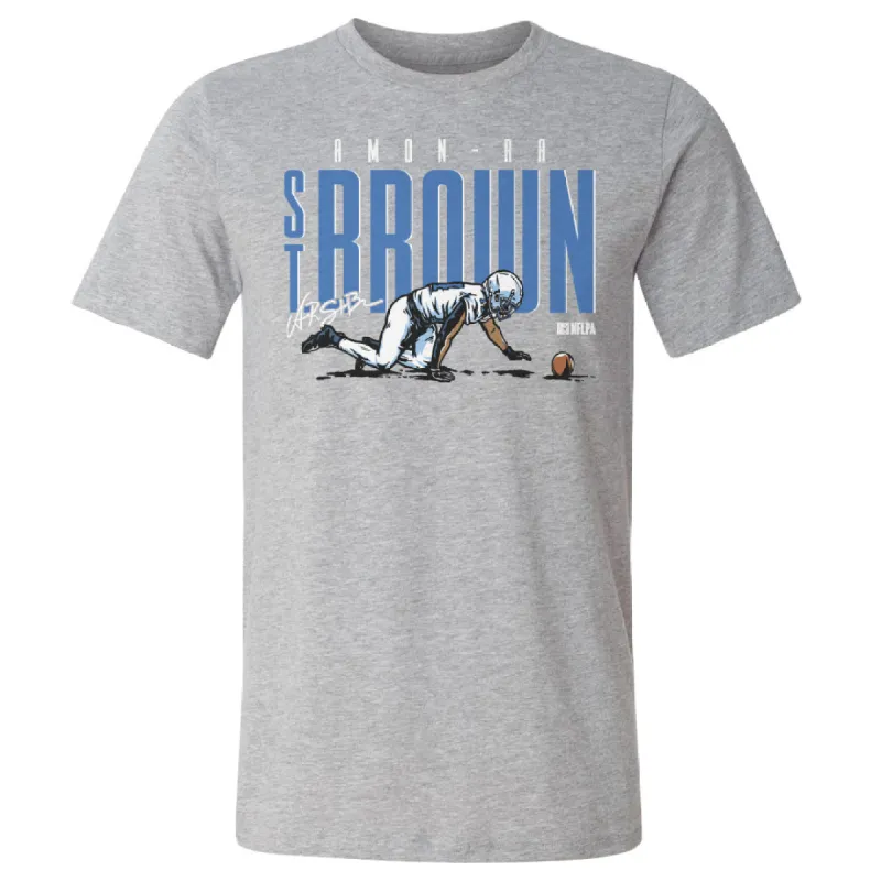 Amon-Ra St. Brown Detroit Crawling Celebration WHT sold by 500 Level