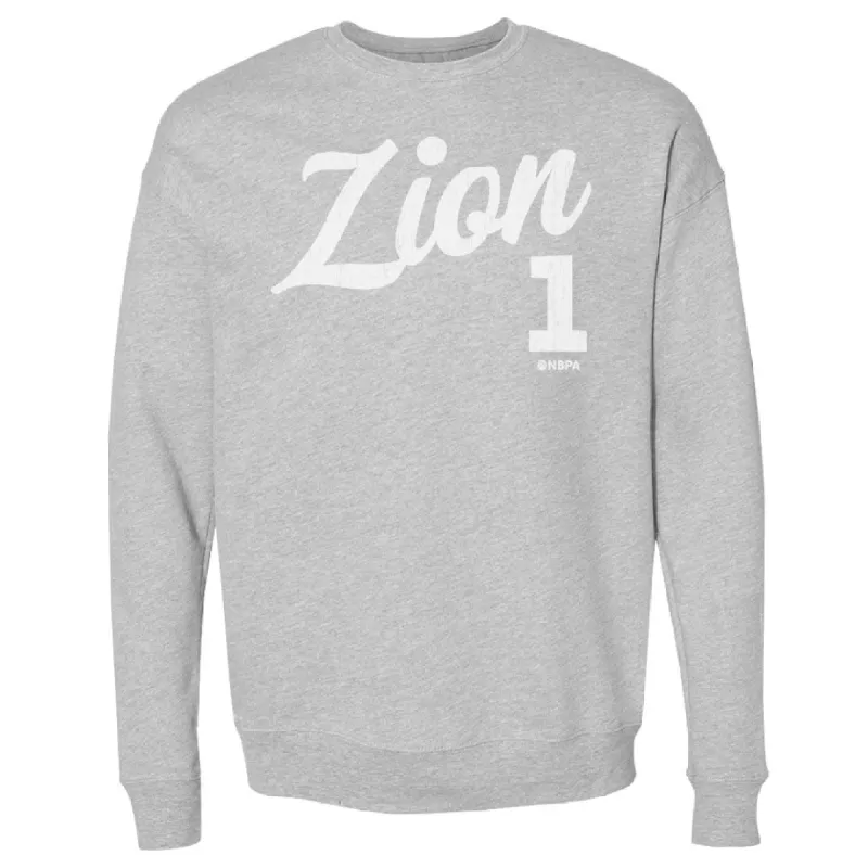 Zion Williamson New Orleans Script WHT sold by 500 Level