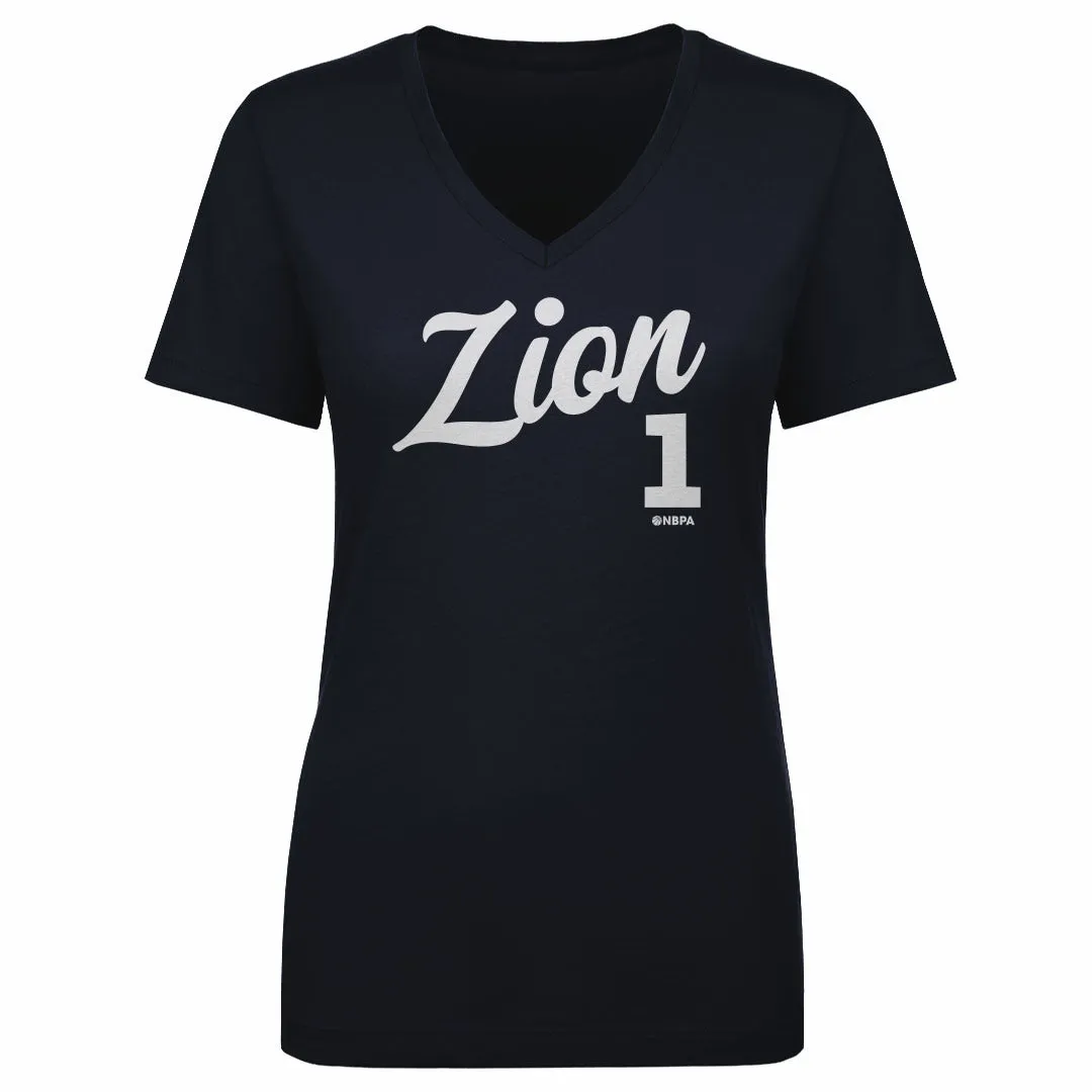 Zion Williamson New Orleans Script WHT sold by 500 Level