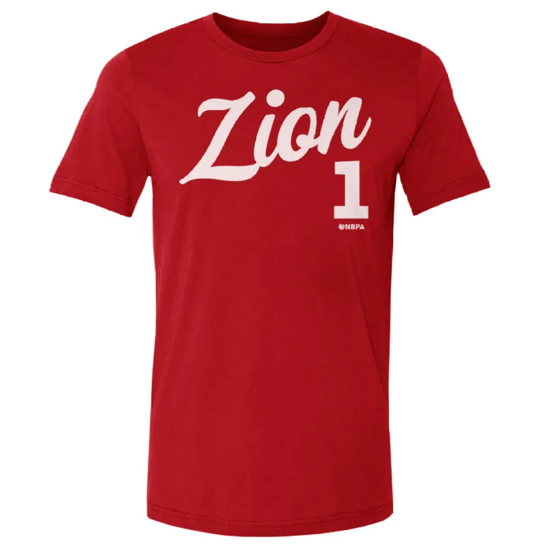 Zion Williamson New Orleans Script WHT sold by 500 Level