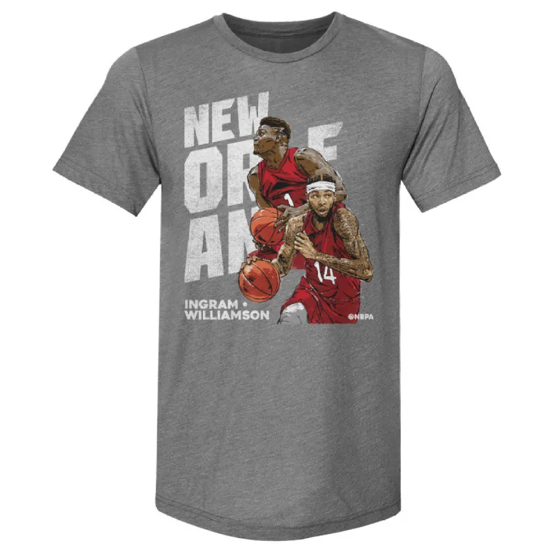 Zion Williamson & Brandon Ingram New Orleans Duo WHT sold by 500 Level