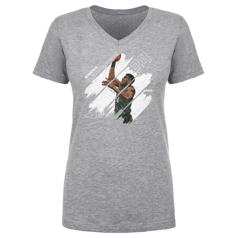 Giannis Antetokounmpo Stripes WHT sold by 500 Level