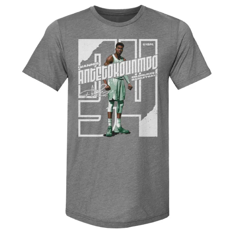 Giannis Antetokounmpo Stare Stretch WHT sold by 500 Level