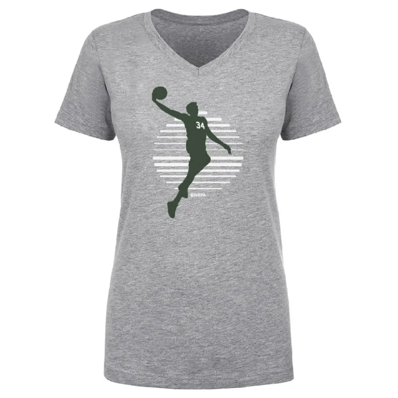 Giannis Antetokounmpo Silhouette Lines WHT sold by 500 Level